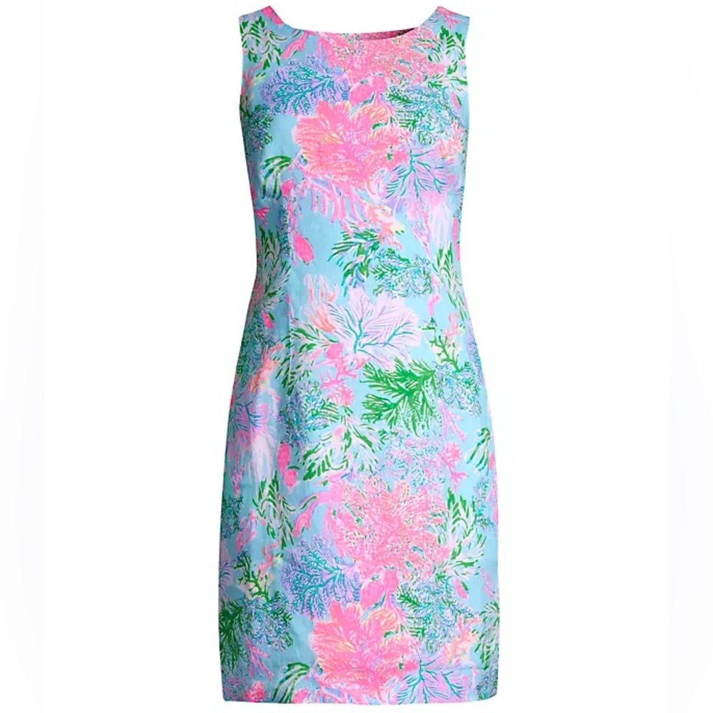 NWT 🌸 LILY PULITZER Linen Shift Dress - Picture 6 of 12